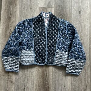 Mango Reversible Quilted Jacket NWT Size Small